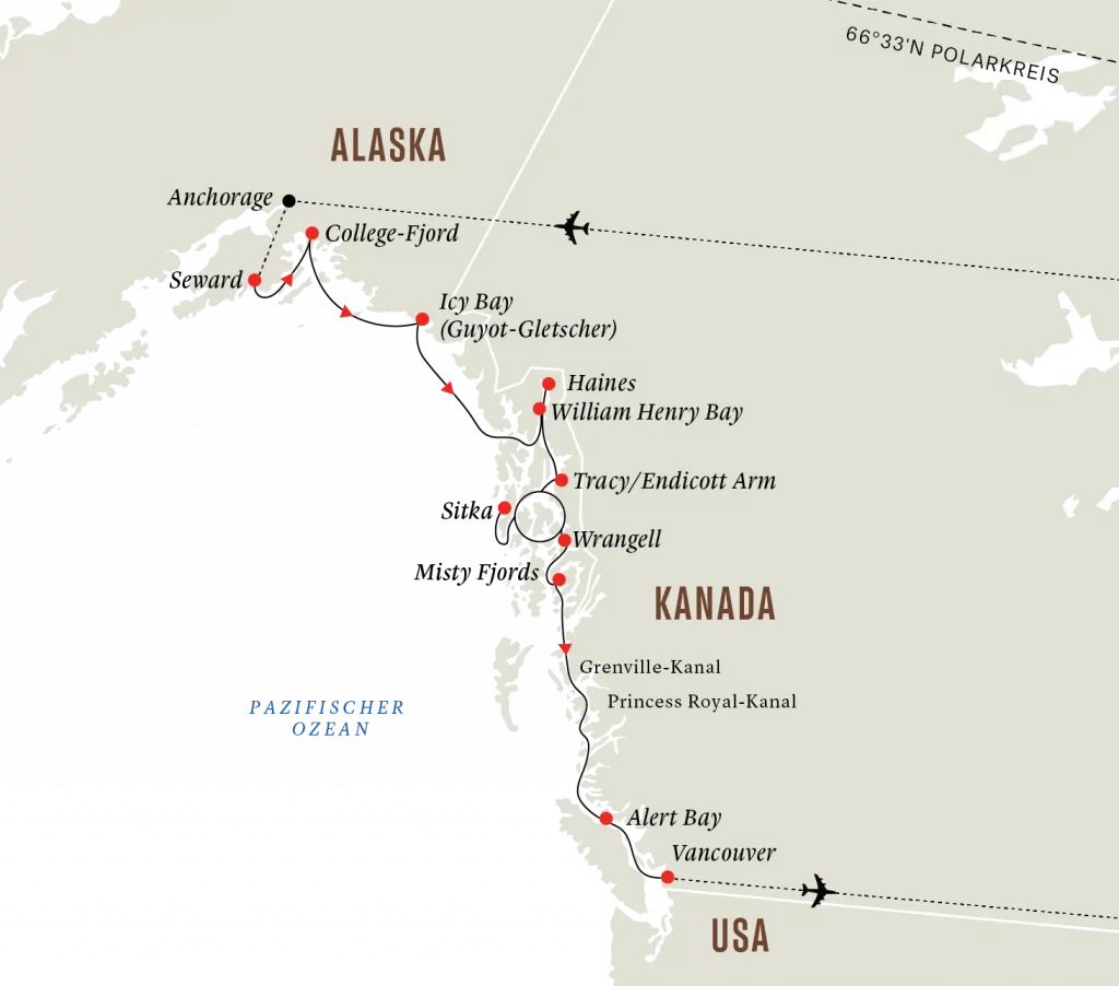 hurtigruten-expedition-alaska-kanada-route-sued